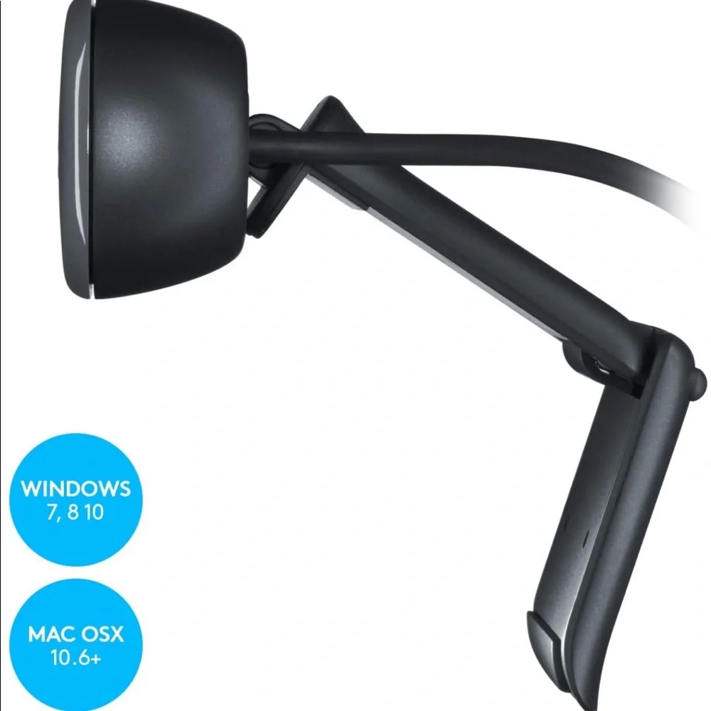 ✨Logitech C270 HD Webcam-HD 720p Widescreen HD Video Calling HD Light Correction